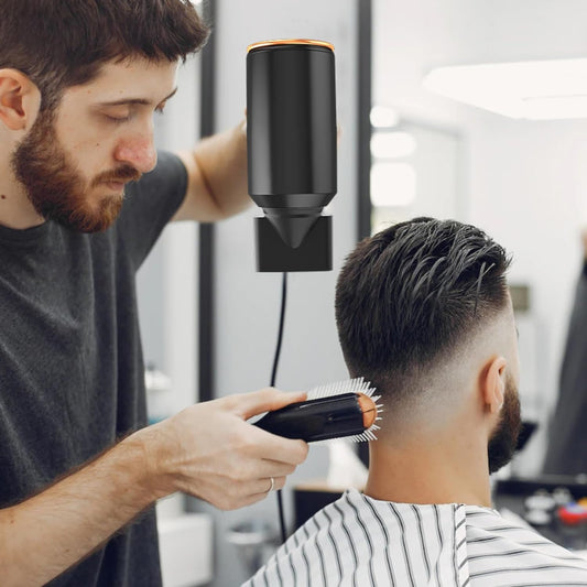 Hair Dryer with Diffuser, 2000W Professional Ionic Hair Dryer, Heating Hot and Cold Air, Constant Temperature Hair Care, for Home, Travel, Salon Use (Black)