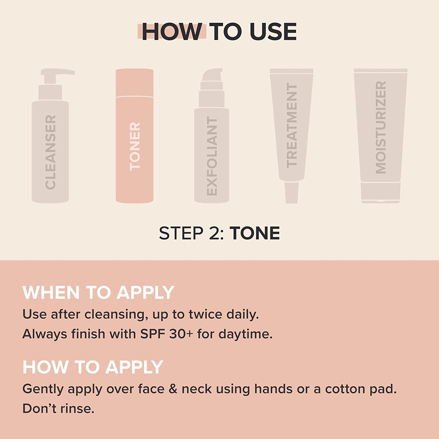 SKIN RECOVERY Calming Toner, 190 Ml Bottle Toner for the Face, for Sensitive Facial Skin and Dry Redness-Prone Skin