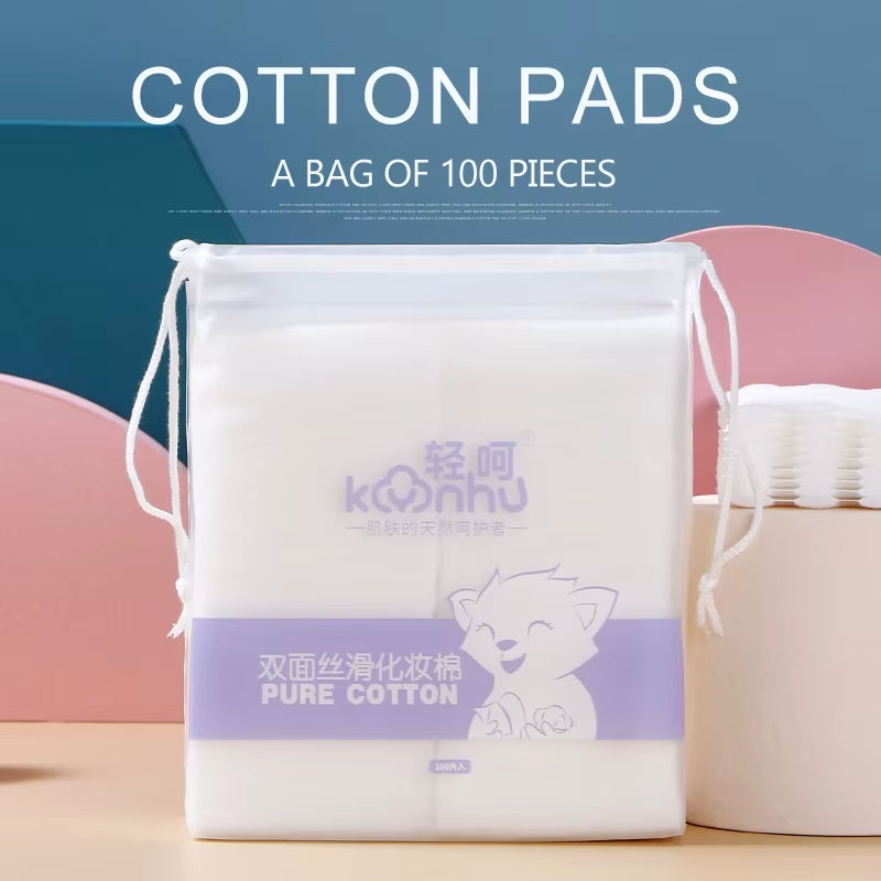 Cosmetic Cotton Pads Bags of 100 Pieces