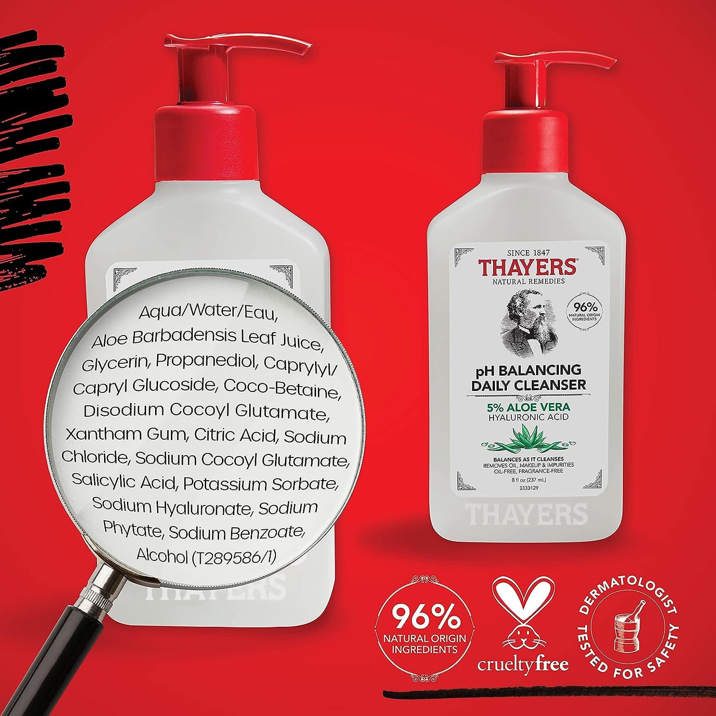 Ph Balancing Gentle Face Cleanser with 5% Aloe Vera 237Ml