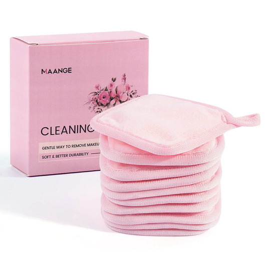 10PCS Reusable Makeup Remover Puff Cotton Pads for Facial Cleansing Puff Sponge Washable Cloth Makeup Wipes Makeup Tools