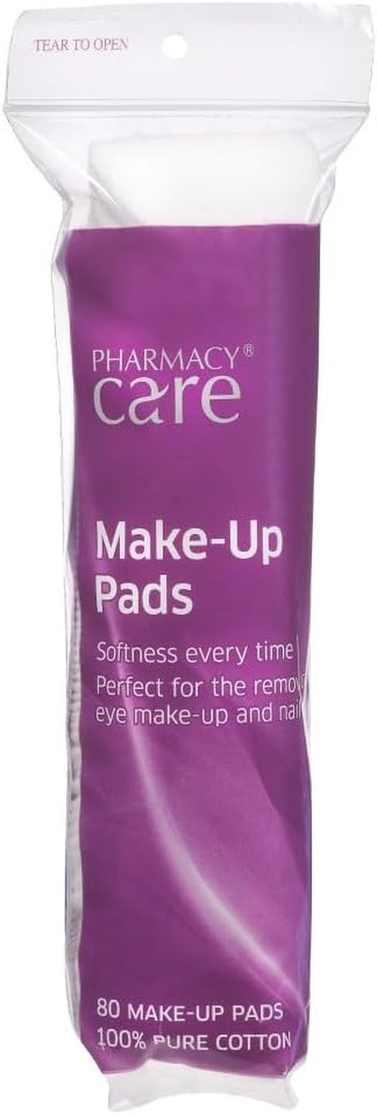 Makeup Remover Pure Cotton Pads (Pack of 80)