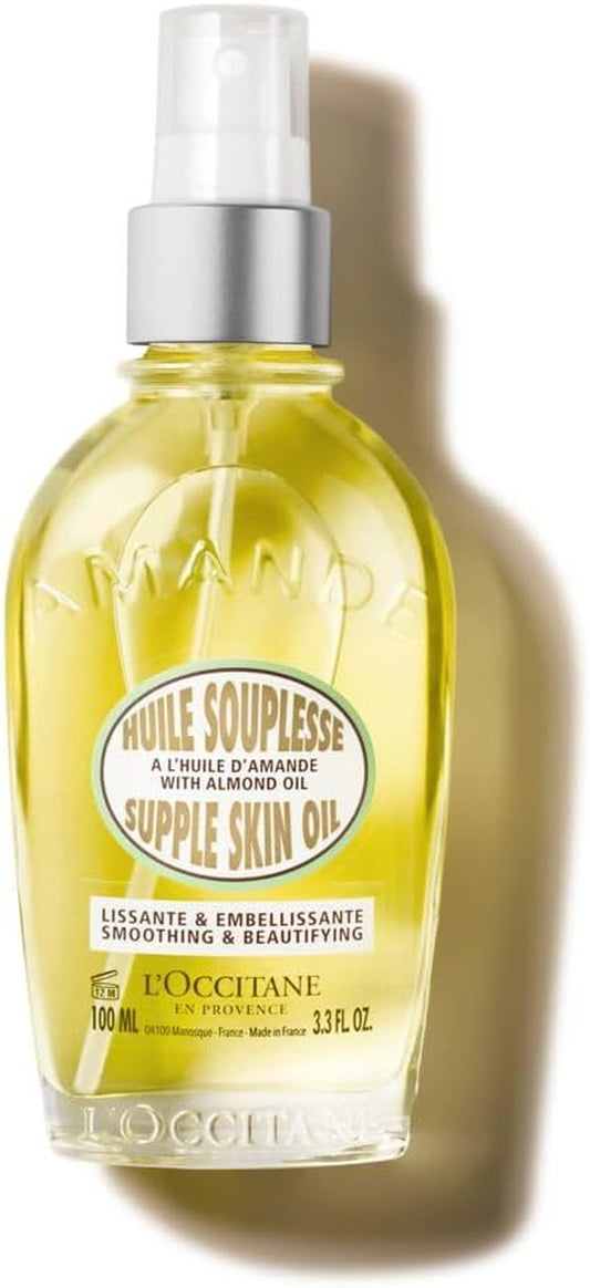 Almond Supple Skin Oil 100 Ml | Enriched with 50% Almond Oil | Premium Beauty Skincare Oil for All Skin Types
